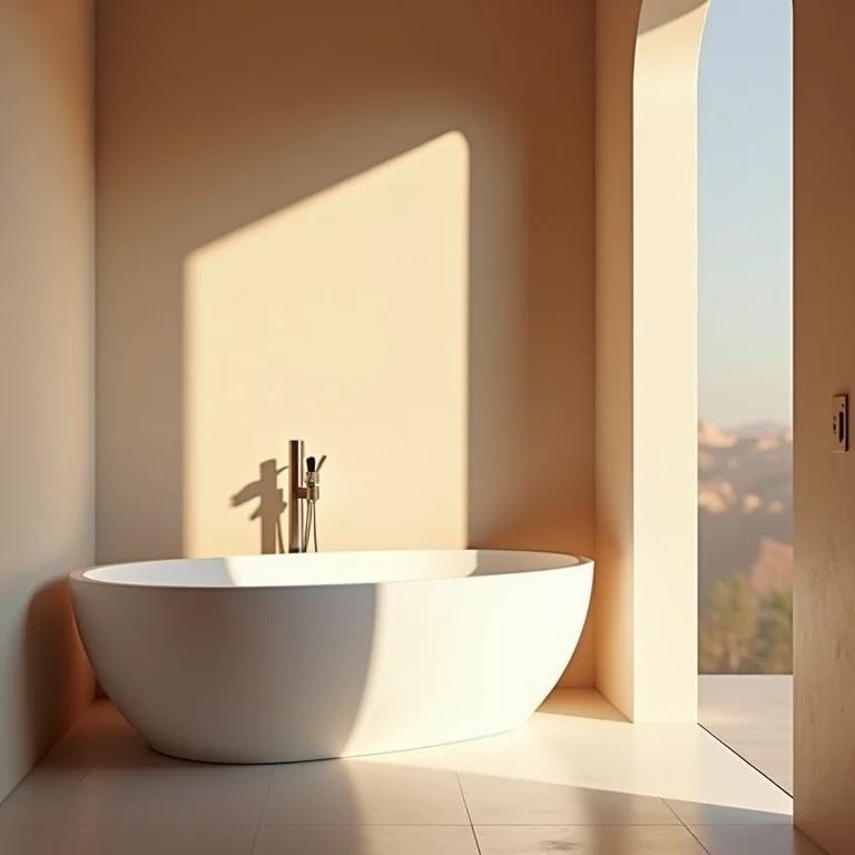 Iluminação que valoriza o ambiente do lavabo tropical