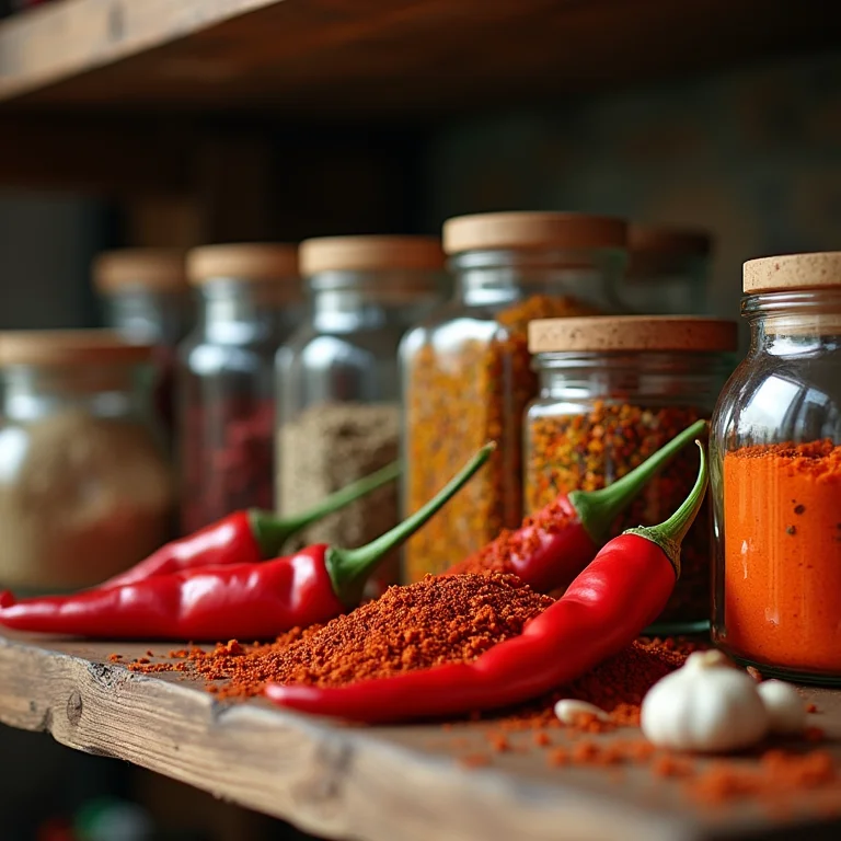 Ingredientes essenciais para uma cozinha com tema de pimenta