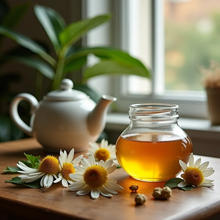 Ingredientes para chá de maracujá.