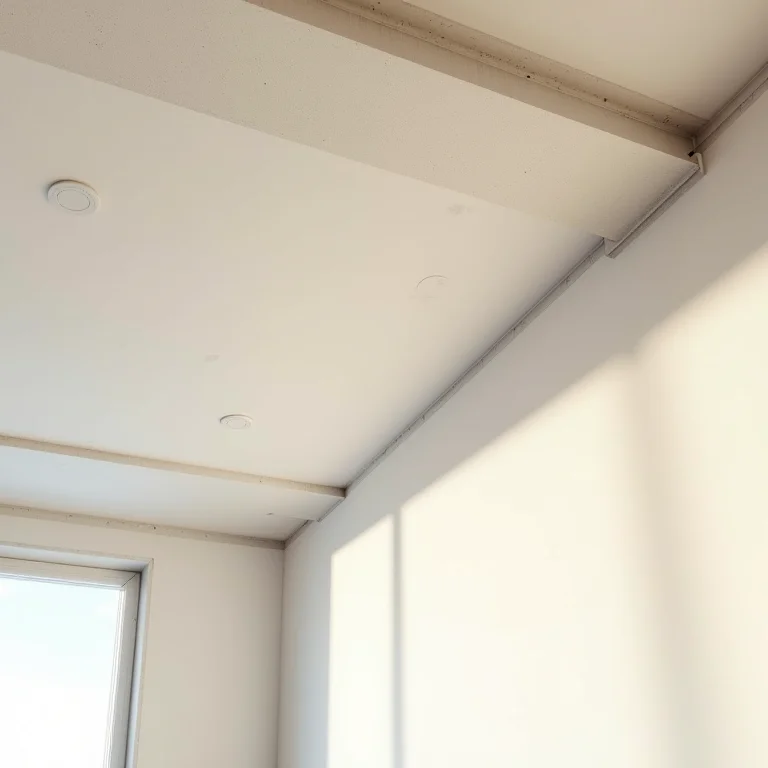Instalação de forro de gesso acartonado (drywall).