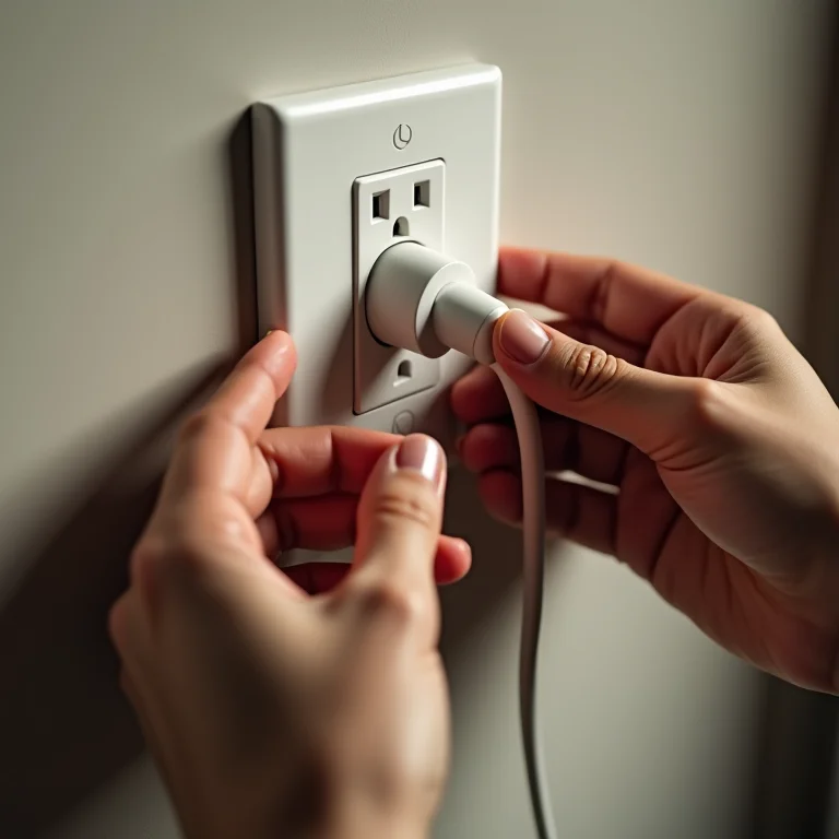 Instalação segura de aquecedor de ambiente.