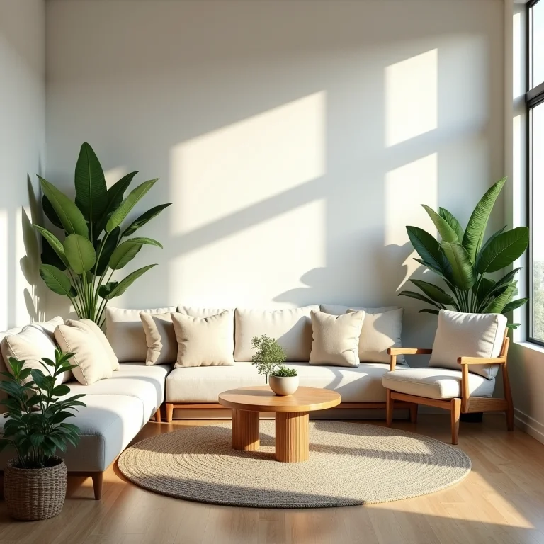 Integração da natureza na decoração: ideias para um lar mais verde.