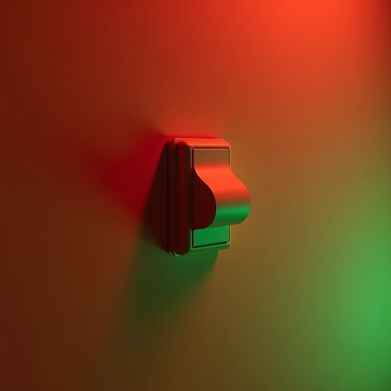 Interruptor de energia desligado.