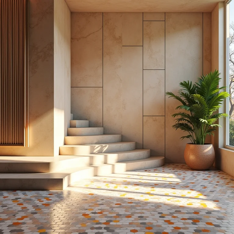 Ladrilhos hidráulicos para revestimento de parede de cozinha