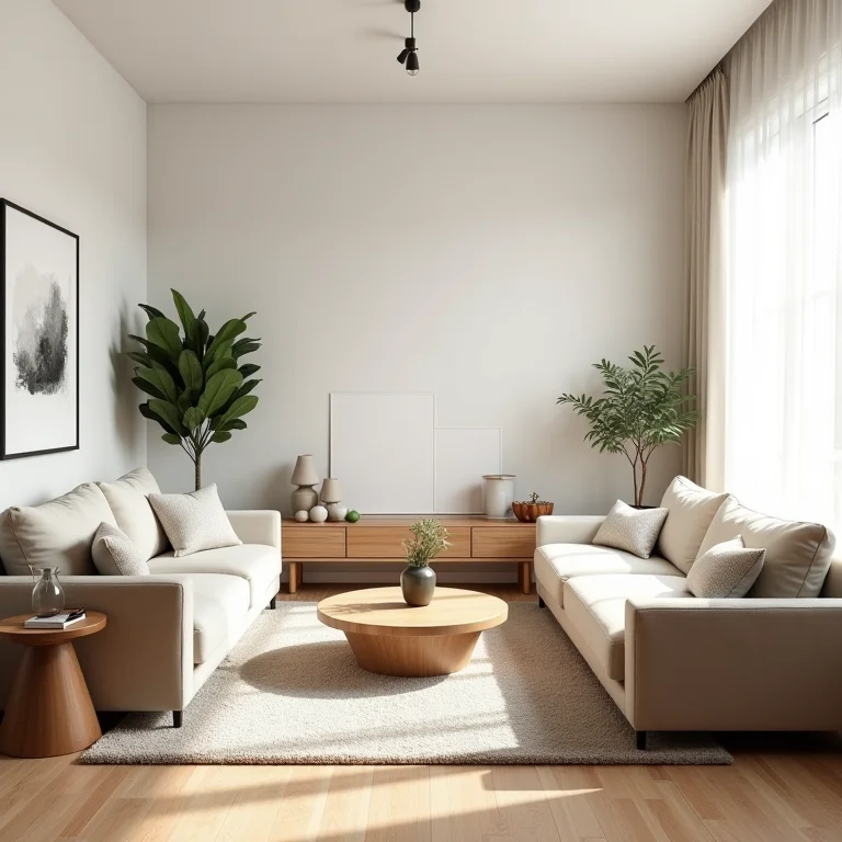 Layout funcional para decoração de sala pequena