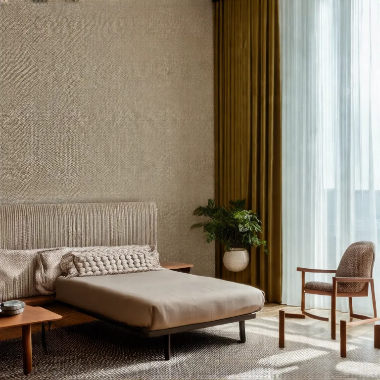 Limpeza e manutenção de mesa de centro em apartamento de luxo.