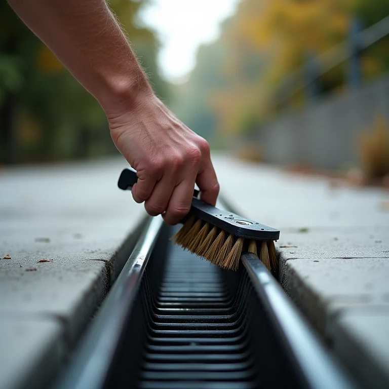 Limpeza e manutenção do ralo linear