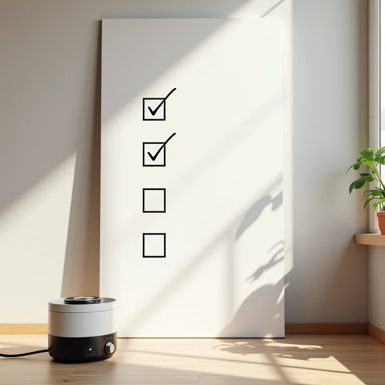 Lista de critérios para escolher um gerador de vapor.