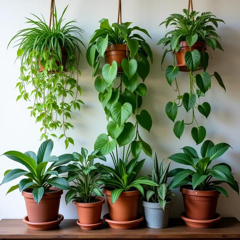 Lista de plantas recomendadas para jardins verticais com exemplos.