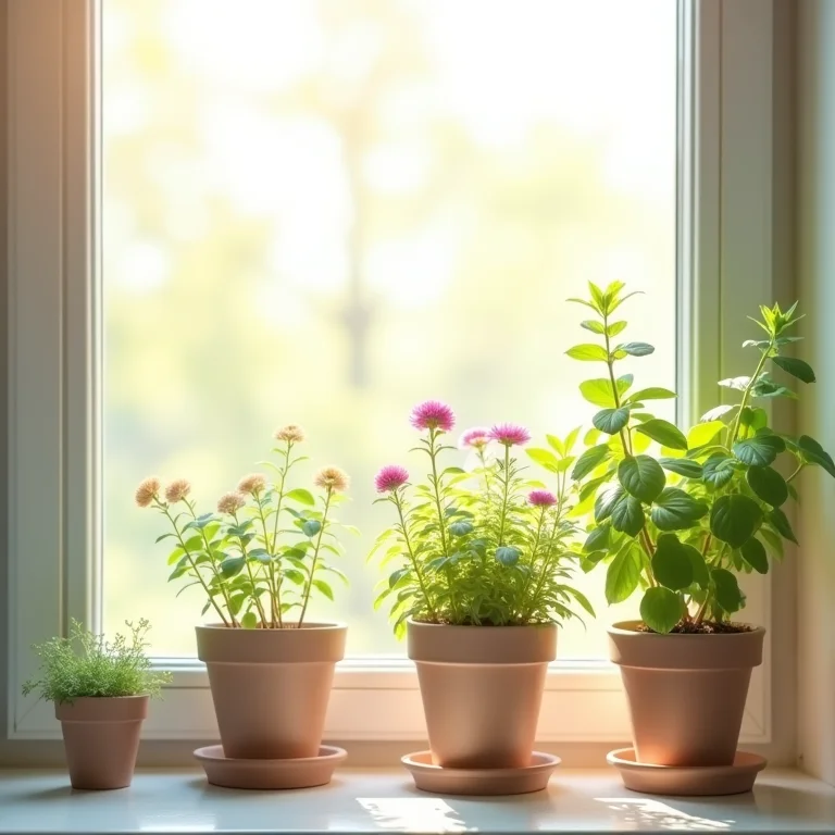 Local ideal para um jardim de inverno: janela ensolarada