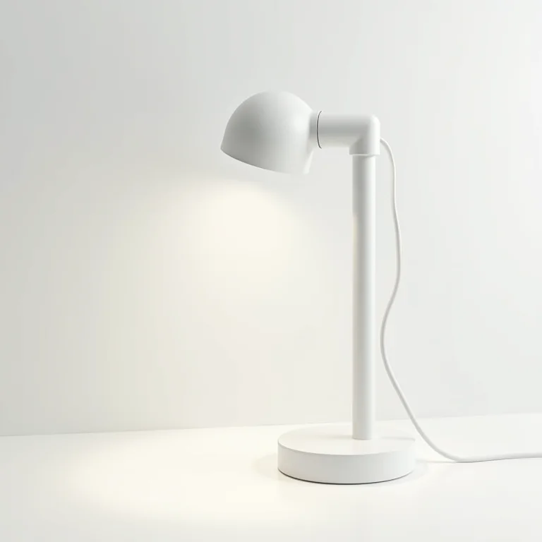 Luminária de grampo com design moderno.