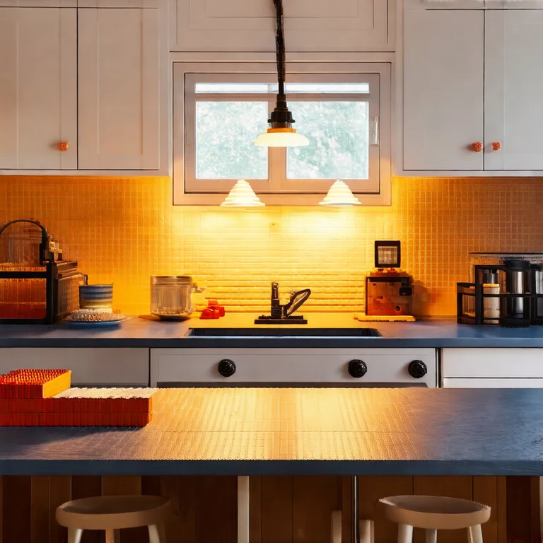 Luminárias criativas feitas com Lego