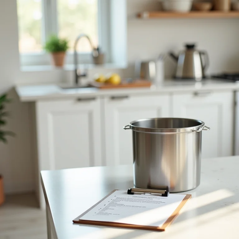 Manutenção regular da lixeira de inox