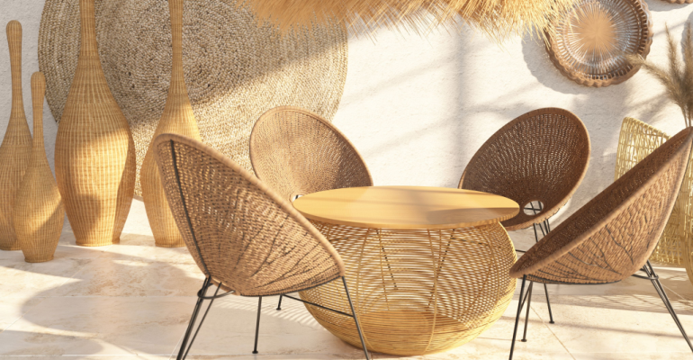 Marcenaria com Detalhes em Palha Indiana: Um Toque Natural e Boho - inspiração