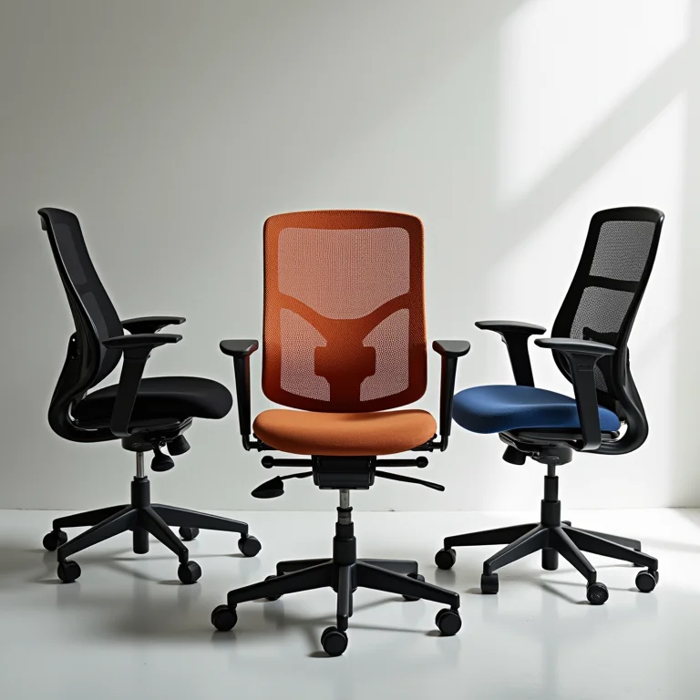 Materiais de alta qualidade em cadeira ergonômica