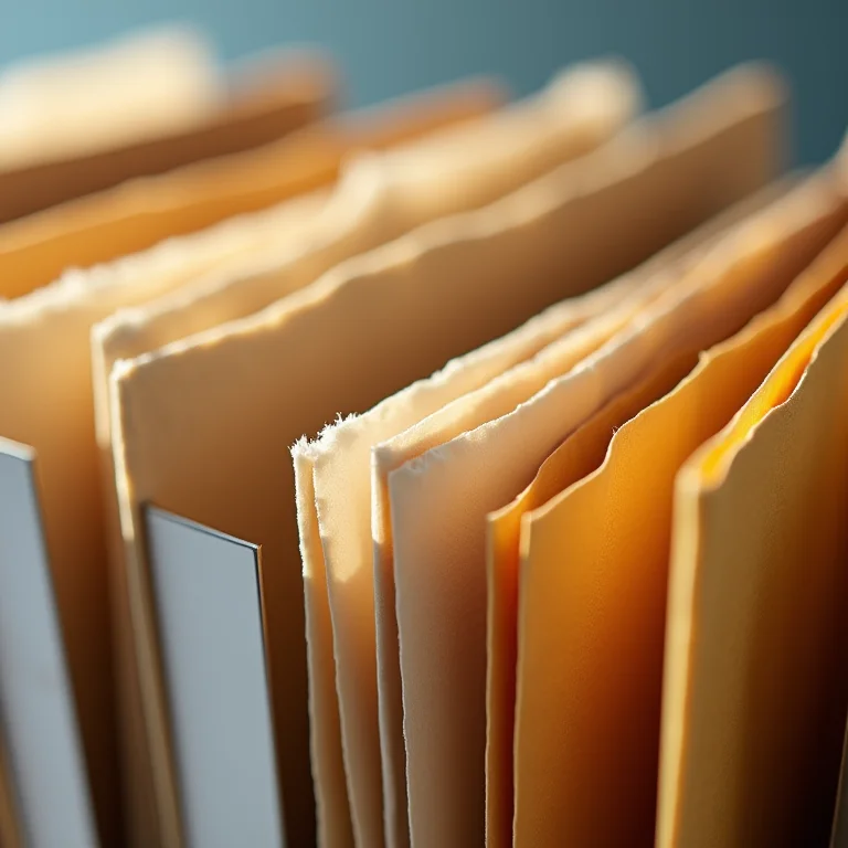 Materiais de alta qualidade para pastas suspensas