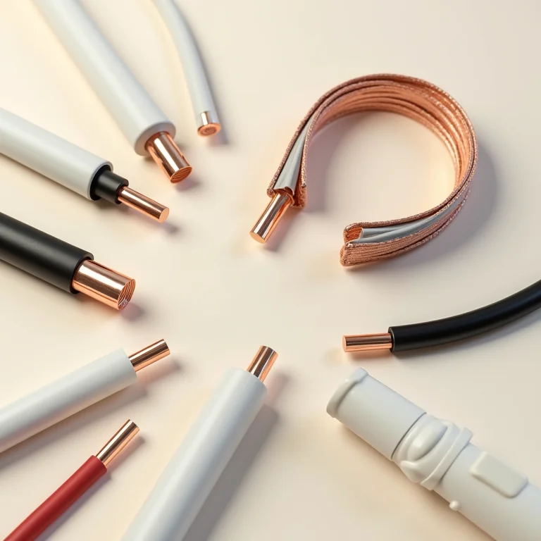 Materiais de fabricação de fios elétricos de 6mm.