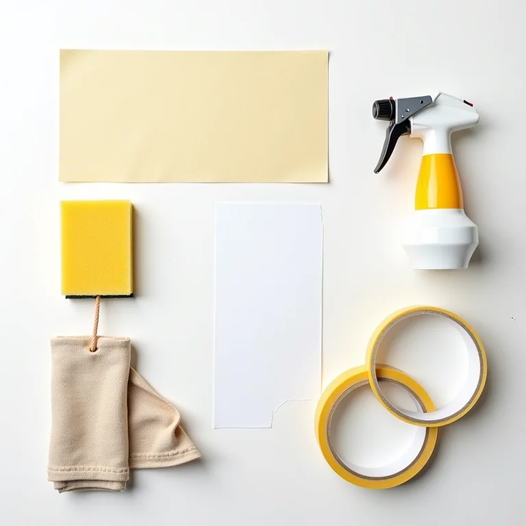 Materiais de preparação para pintura de azulejos