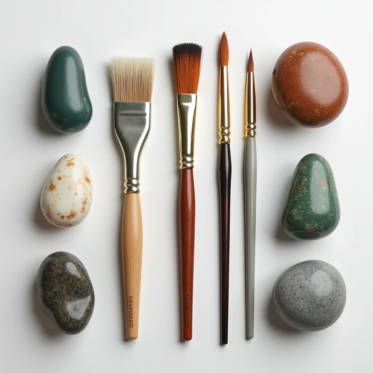 Materiais necessários para pintar pedras de jardim