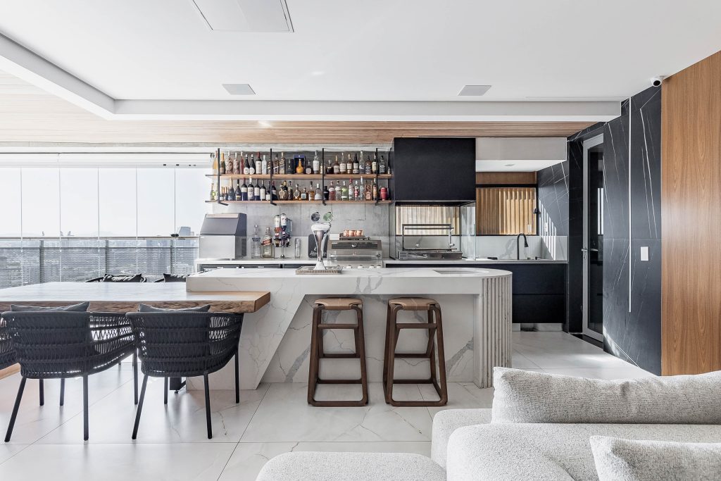 Cozinha Planejada com Ilha Central Gourmet: O Coração da Casa! - detalhe