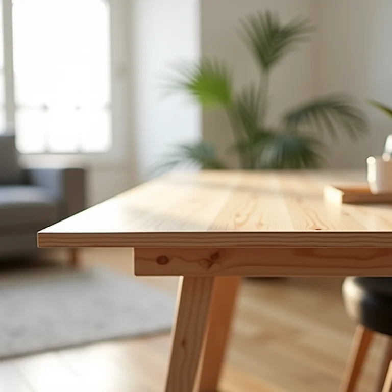 Mesa dobrável para decoração de sala pequena