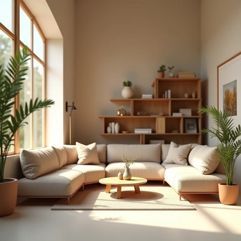 Modelos em miniatura de diferentes estilos de design de interiores.