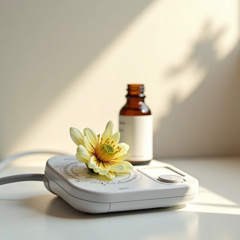 Monitor de pressão arterial com tintura de passiflora.