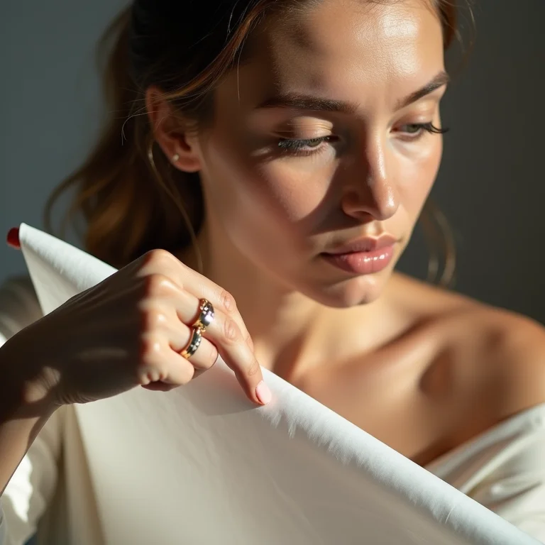Mulher aplicando adesivo de vinil com espátula