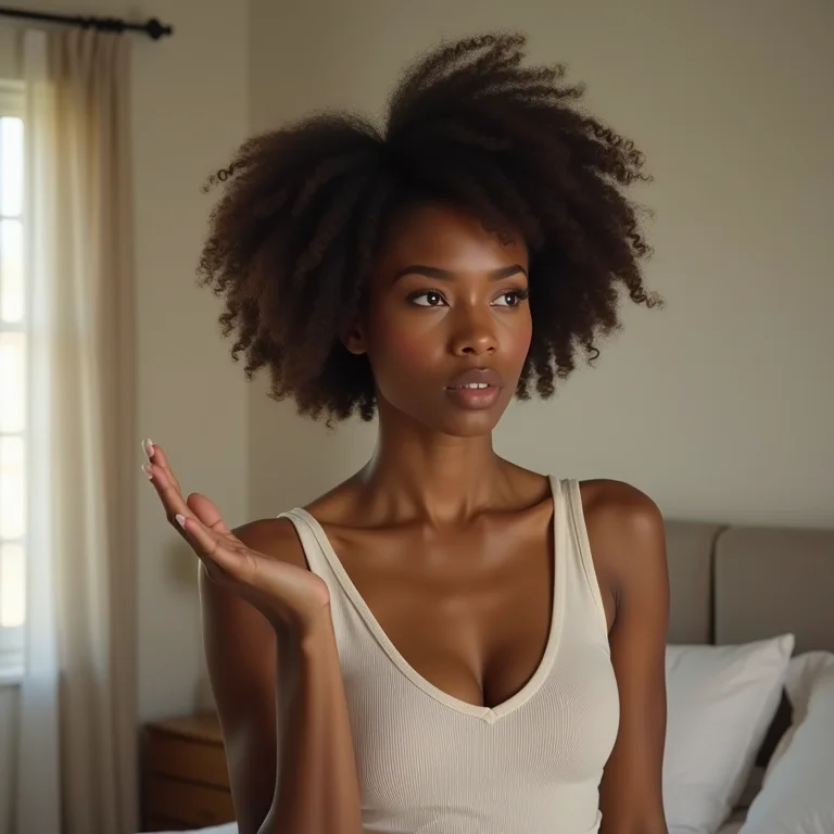 Mulher escolhendo divisórias de gaveta ajustáveis.