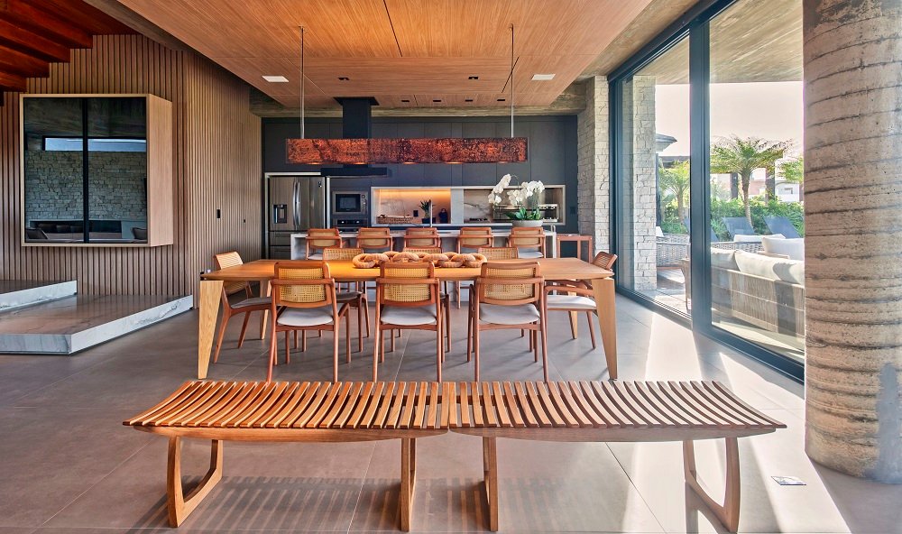 Projetos com Integração de Espaços e Muita Luz Natural - inspiração