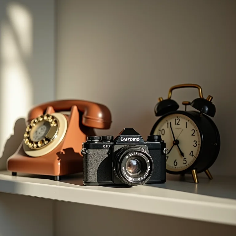 Objetos vintage e retrô para decoração de sala no estilo Wes Anderson