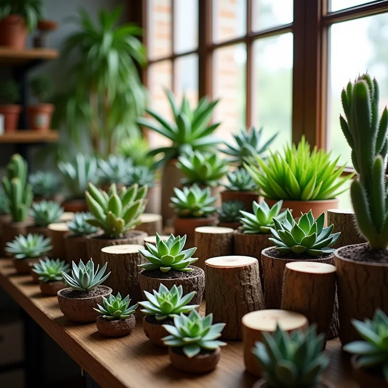 Onde encontrar troncos e suculentas para sua decoração