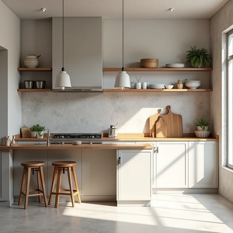 Opções de revestimento para cozinhas americanas com estilo.