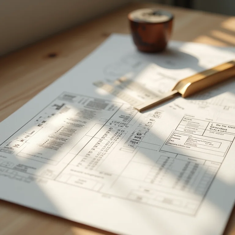 Orçamento para instalação de sanca de gesso, com planta baixa e amostra para cálculo de preço.