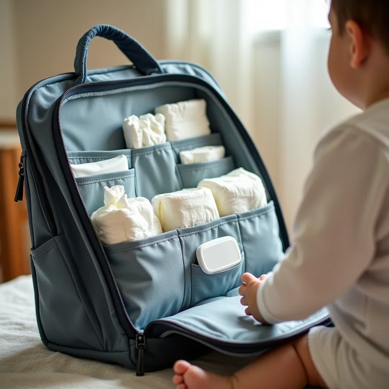 Organização de trocador portátil