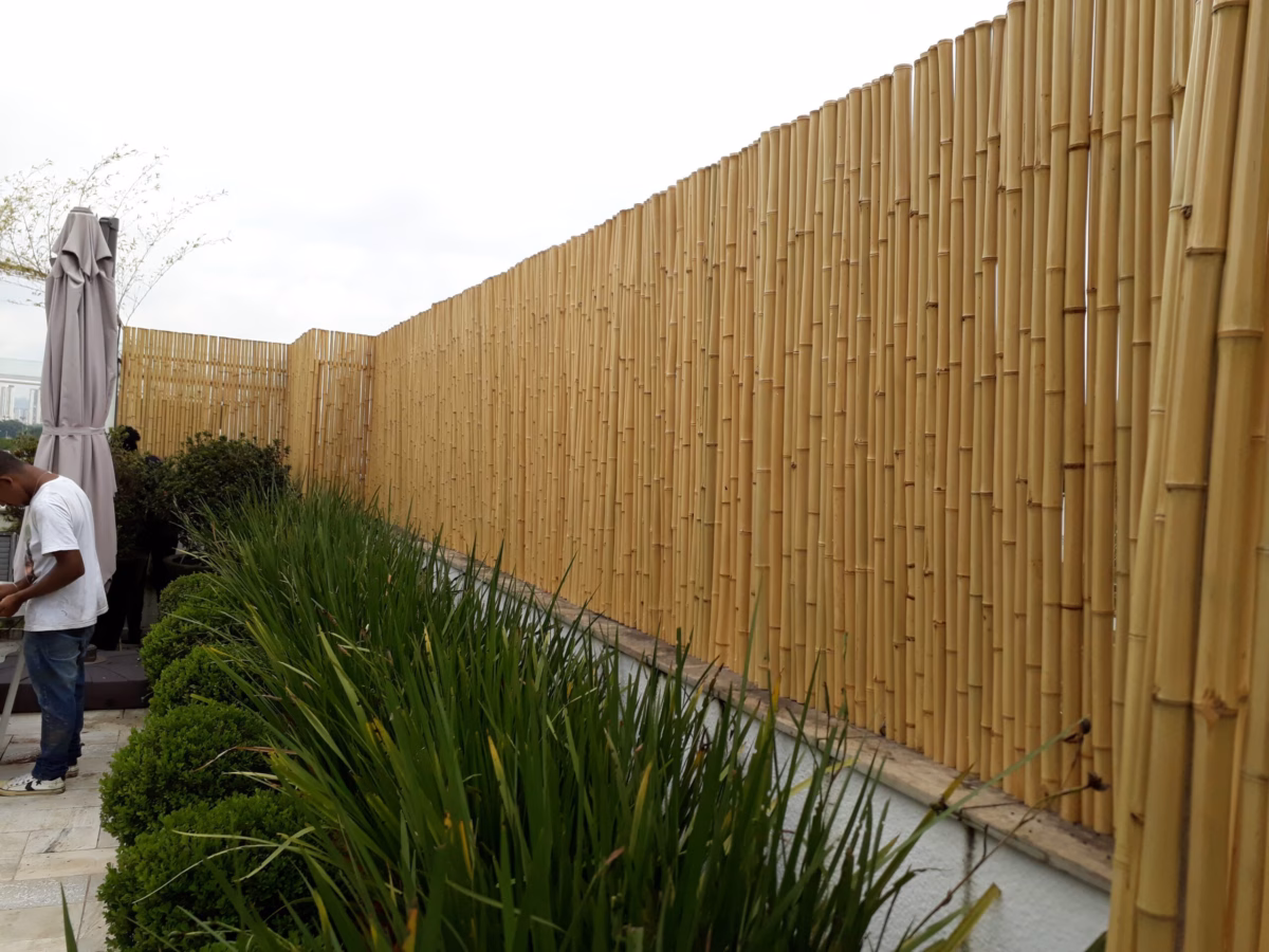 Cercas de Bambu Tratado: Privacidade e Estilo Rústico Moderno - inspiração