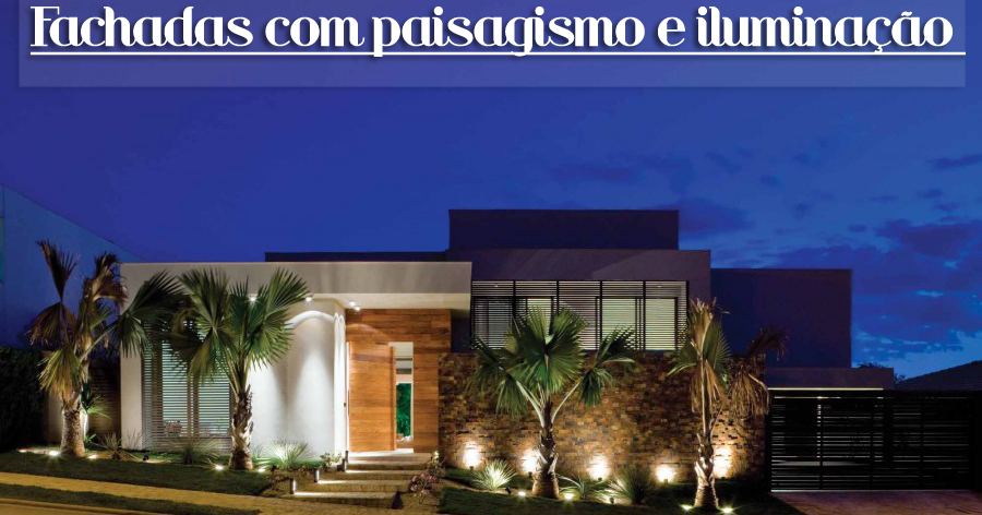 Iluminação Cênica com Spots Embutidos no Jardim - detalhe