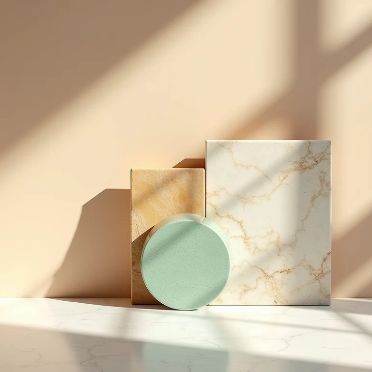 Paleta de cores para combinar com mármore travertino.