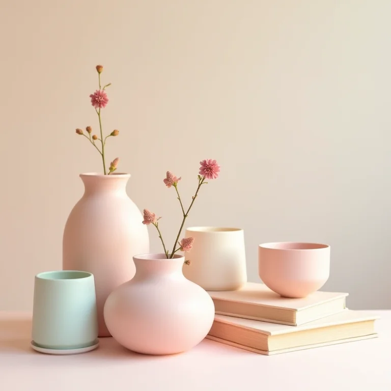 Paleta de cores pastel para decoração de sala no estilo Wes Anderson