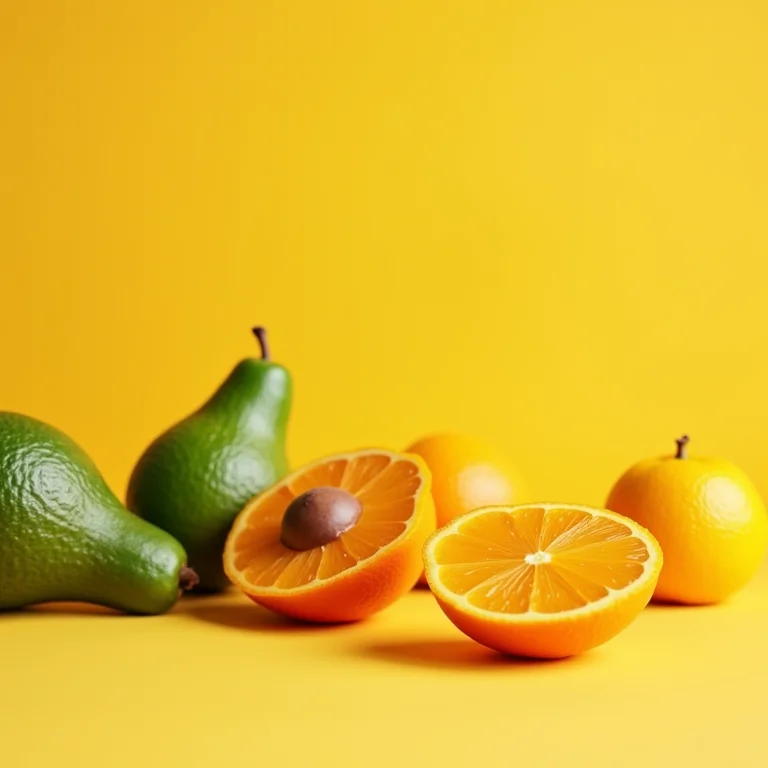 Paleta de cores retrô com tons de mostarda, verde abacate e laranja queimado