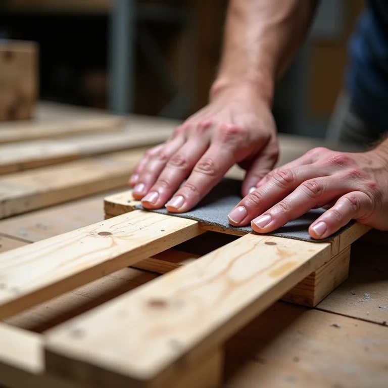 Passo a passo da construção de um painel de TV de paletes