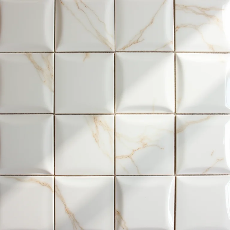 Pastilhas de porcelana elegantes para bancada