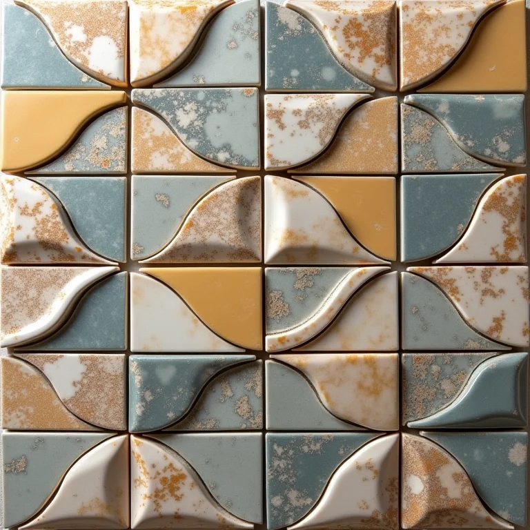 Pastilhas de resina com textura diferenciada