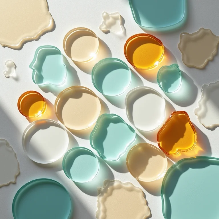 Pastilhas de vidro coloridas para revestimento de cozinha