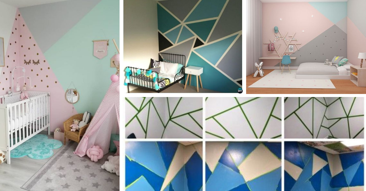 Pintura Geométrica: Modernidade e Estilo com Formas e Cores - detalhe