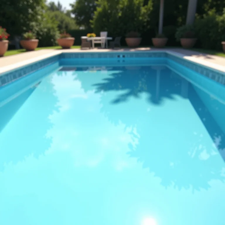 Pintura epóxi em piscina.