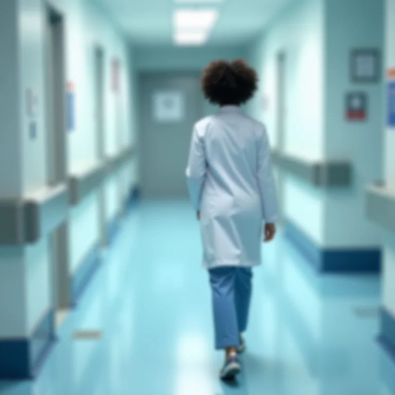 Piso bacteriostático em ambiente hospitalar