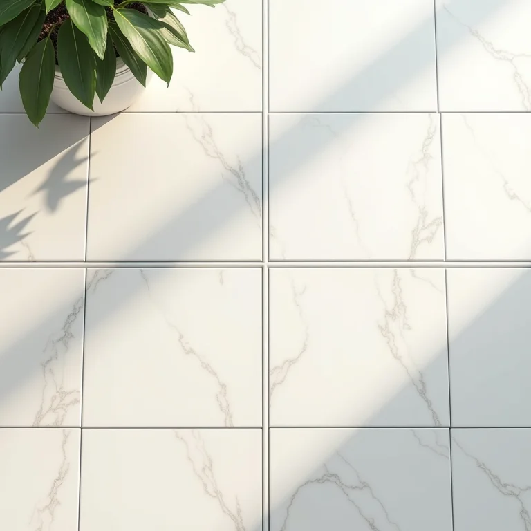 Piso com juntas de dilatação