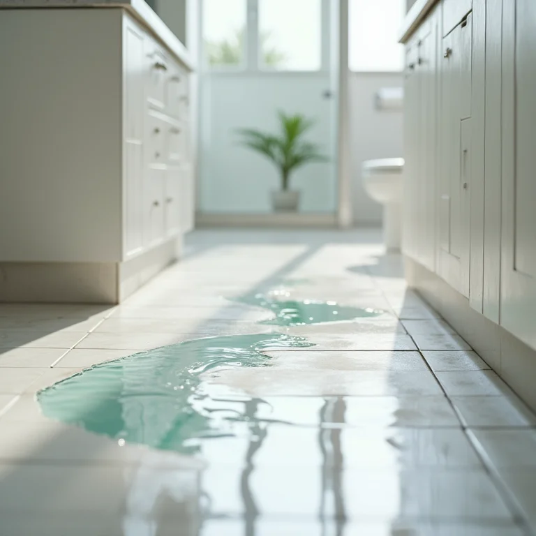 Piso de porcelanato polido escorregadio