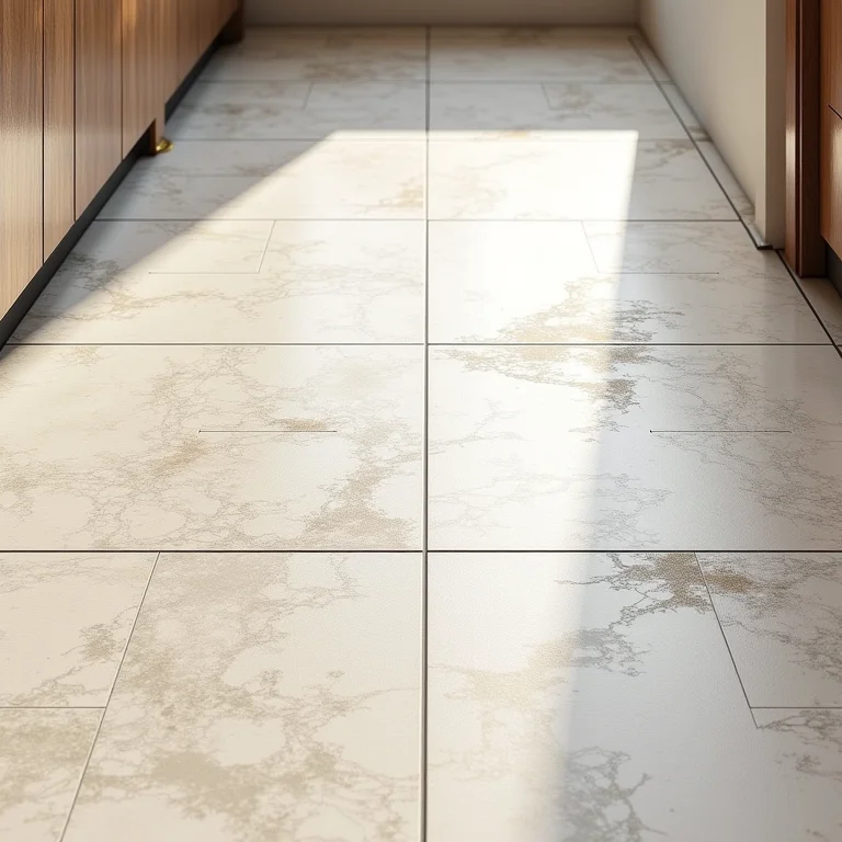 Pisos cerâmicos antiderrapantes para cozinha de restaurante.